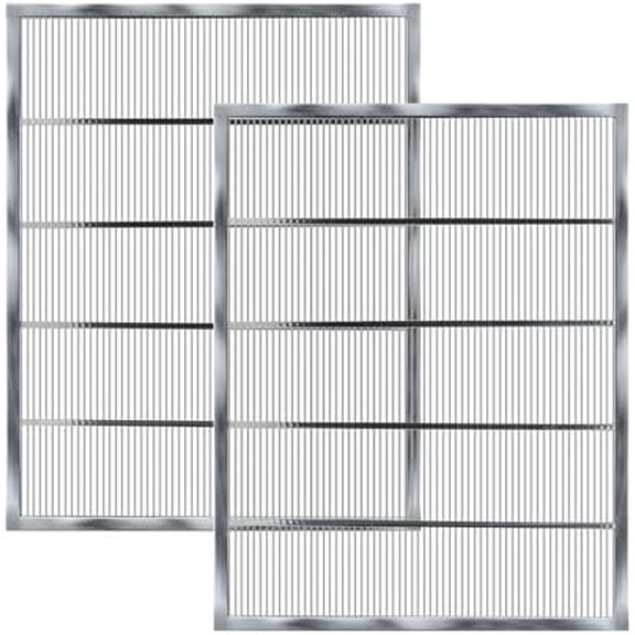 Metal Queen Excluder for 10 Frame Beehive,20.08 X 16.14 Inch Beehive Queen Excluder 10 Frame,Queen Excluder for 10 Frame Hive,Queen bee excluder 10 Frame,Beekeeping Tools (2 Pcs)