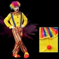 thumbnail image 3 of EeaseMX Disfraz de payaso de carnaval, disfraz de Halloween para adultos, traje de payaso para fiesta de hombre - Talla 4XL (ZC-002), 3 of 6