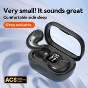 Clearance Under 10$! New Wireless Bluetooth Earphones for Side Sleeping High Sound Quality Digital Display In-ear Mini Earbuds
