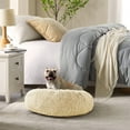 thumbnail image 3 of Nisrada Calming Donut Dog Bed Anti-Anxiety, Self Warming, Cozy Soft Plush Round Pet Bed, Ideal for Both Home & Travel, 20"L x 20"W x 8"H, 3 of 10