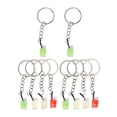 thumbnail image 2 of 10 piezas de llaveros colgantes de botella, accesorios para decorar, anilla de salto DIY Bebidas, 2 of 9
