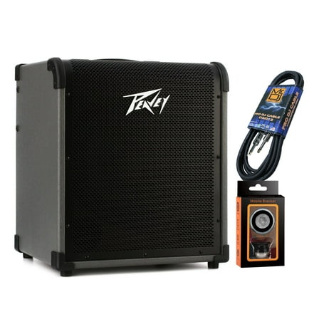 Peavey MAX 150 1x12" 150-watt Bass Combo Amp  Free Mr Dj Instrument Cable Phone Holder