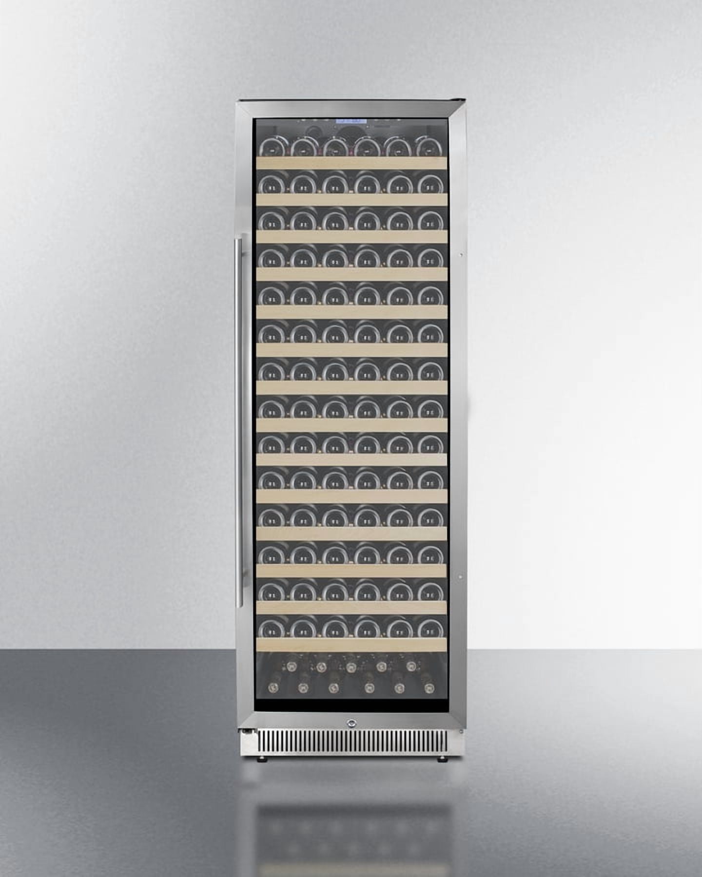 Summit Swc1926bc 24 In Wide 165 Bottle Capacity Built-In / Free Standing Wine Cooler -