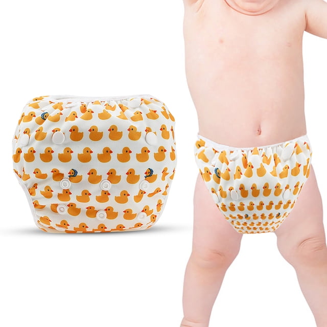 Pañal de natación infantil BuyWeekMX pañal reutilizable ajustable para bebé tamaño libre lavable