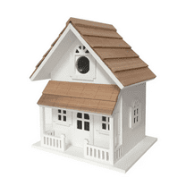 home bazaar White Victorian Cottage Birdhouse