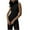 Black, variant on WREESH Women's Fall Sleeveless Turtleneck Mock Neck Ribbed Pullover Tank Top Lightweight Knit Sweater
