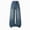 L117-Dark Blue, variant on NOLDARES Girls Jeans Baggy Wide Leg Jeans for Kids Cute Denim Pants | Loose Fit, Elastic High Waisted, Trendy Y2K Streetwear(L117-Blue)