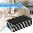 thumbnail image 5 of 6 Piezas Filtros de Fuente de Agua de Repuesto para Dispensador de Fuente de Agua Potable para Perros y Gatos, 5 of 5