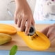 thumbnail image 2 of Cateissary Separador de Mango de acero inoxidable, rebanador de aguacate, separador de pulpa de fruta, peladores, herramienta para pelar, tallado Cocina y Comedor, 2 of 6