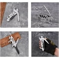 Kabb Pocket Multitool wrench with 7 Tools, Portable multi tool folding Adjustable wrench