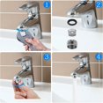 thumbnail image 4 of Hongchun 3 Pcs Water Saving Faucet Filter Faucet Accessories Diffuser Faucet Filter with Seal For Kitchen and Bathroom, 4 of 5