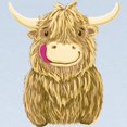 thumbnail image 2 of CafePress - Happy Highland Cow Long Sleeve Infant T Shirt - Long Sleeve Infant T-Shirt, 2 of 2