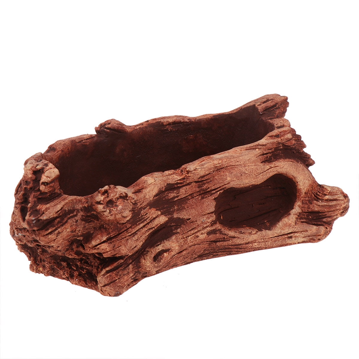 HOOWIFFY balcony planter Flowerpot Cement Brown Family Gardening Props 1Pack