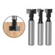 thumbnail image 1 of T-hole Drill,woodworking Milling Cutter 1/4 Shank T-hole Keyhole Cutter For Wooden Picture Frame Hanging Wall(3pcs), 1 of 3