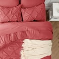thumbnail image 4 of Juego de edredón Bedsure Queen de color rojo coral con 7 piezas, 4 of 8