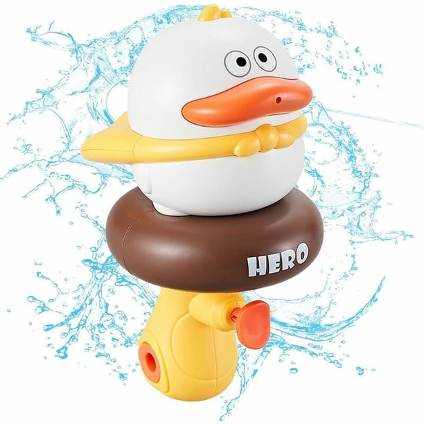 Pistolas de agua para niños, pistolas de agua de pato pequeñas, pistola de agua de remojo, piscina de verano, fiesta en la playa, juguetes para niños y niñas de 2, 3, 4, 5 y 6 años (pato),