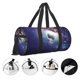 thumbnail image 3 of Fotbe Planets Stars And Galaxies Bolsa Deportiva de Lona Plegable con Estampado, Bolsa de Gimnasio con Bolsillo Seco/Húmedo, Bolsa de Viaje Ultraligera de Gran Capacidad, 3 of 6