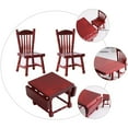 thumbnail image 3 of SUTENGDA Small Table Dining Tables Handmade Model Child 12.3X7.8CM Brown, 3 of 8