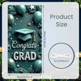 thumbnail image 2 of Gold Stars Graduation Banner Graduation Cap Grad Display Navy Blue Gold Tassel Congrats Backdrop for Graduation Party College Graduation Grad Ceremony, 2 of 8