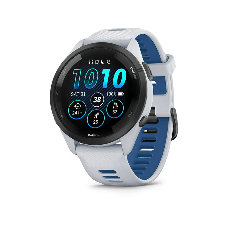 Garmin Forerunner 265 Running Smartwatch, Colorful AMOLED Display, Metrics and Recovery Insights, and Tidal Blue - Walmart.com