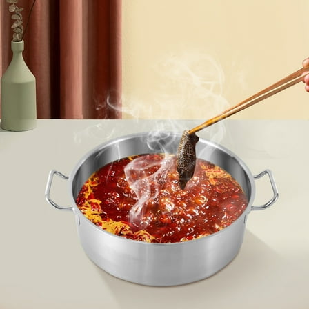 11 Qt Stock Pot Stainless Steel Large Kitchen Soup Cookware with Lid