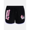 thumbnail image 5 of My Melody and Kuromi Women's Graphic Fleece Dolphin Shorts, Sizes XXS-XXL, 5 of 5