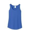 thumbnail image 5 of Port & Company Ladies Core Cotton Tank Top-4XL (Royal), 5 of 6