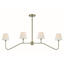 Crystorama Lighting - Four Light Chandelier - Chandelier - Keenan - 4 Light
