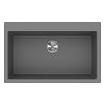 thumbnail image 3 of Elkay ELGR13322GS0 Quartz Classic 33" x 20-7/8" x 9-7/16", 1-Bowl Top Mount Kitchen Sink, Greystone, 3 of 3