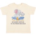 thumbnail image 3 of Inktastic My Daddy Loves Me to the Moon and Back Boys or Girls Toddler T-Shirt, 3 of 5