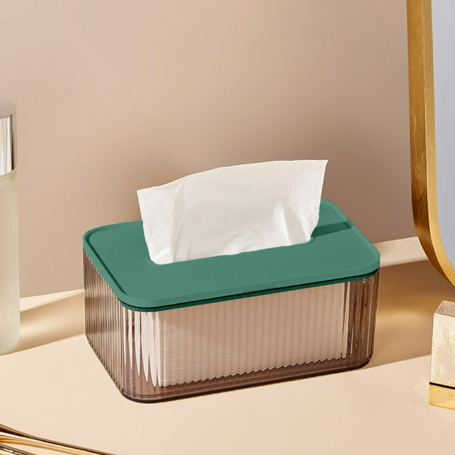 Caja de pañuelos para sala de estar, mesa de centro de alta gama, cajón para papel, comedor, dormitorio, escritorio, cajón para papel, cocina, sala de estar, baño, caja de pañuelos de plástico, caja d