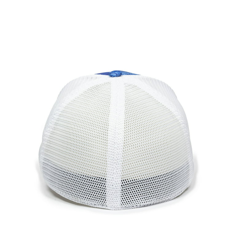 Realtree Fishing Logo Mesh Back Hat, Size: One size, Blue