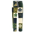 thumbnail image 4 of Fgvctg Men's St. Patrick's Day Pajamas Lucky Sleepwear Wide Leg Pajamas Shamrock Clover Print High Waisted Pj Pant Plus Size Spring Fall Drawstring Lounge Pants with Pockets Army Green XL, 4 of 5