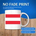 thumbnail image 5 of Austria World Flag Coffee Mug - Austria Pride - 11 Ounce Coffee Mug - Printed On Both Sides - Choose from Over 100 Countries - Microwave & Dishwasher Safe - White Handle & Interior - BMCM00818, 5 of 6