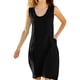 thumbnail image 1 of Largo Vestido de Verano Fluido para las Mujeres Color Sólido Estilo de Lino Rodilla-Longitud Vestido de Sol Casual, Poliéster Suave con Bolsillos, 1 of 6