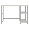 RealRooms Kimberly Desk with Reversible Shelves, White
