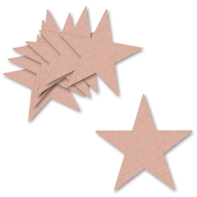 Estrella de cinco puntas de papel brillante cortada a mano, papel para decoración de tablón de anuncios de aula, escritura a mano, grafiti, pintura, estrella de cinco puntas con destellos