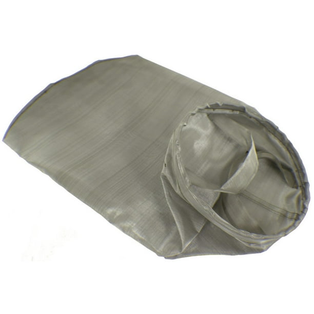 304 Stainless Steel Filter Bag 7" x 16" 100 Mesh / 149 Micron Welded
