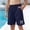 Swim-22Dark Blue, variant on Boys Swim Trunks Elastic Waistband Zip Pockets Athletic Longer Length Pocket Board Shorts Beach Swimming Sport Swim Shorts Vacation Summer Poolside Swimwear