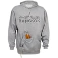 thumbnail image 1 of Skyline Bangkok Beer Holder Tailgate Hoodie Sweatshirt Unisex X-Large Oxford, 1 of 4