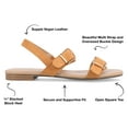 thumbnail image 2 of Journee Collection Womens Twylah Low Stacked Heel Sling Back Sandals, 2 of 6