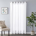 thumbnail image 2 of SKL Home Saturday Knight Ltd Raine Light Filtering Sophisticated SunSafe Window Curtain Panel - 40 x 95, White, 2 of 6