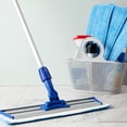 thumbnail image 4 of 6Pack Reusable Microfiber Mop Pads for Floor Cleaning, Washable Replacement Hook and Loop Cleaners, 14x42cm, 4 of 5