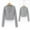 Gray, variant on BRGZLK Toddler Kids Half-Zipper Knitted Sweater Cute Solid Color Half-High Neck Long Sleeve Warm Sweater Tops Army Green 4-5 Years