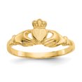 thumbnail image 1 of 14k Yellow Gold Claddagh Ring Celtic, 1 of 9