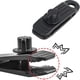 thumbnail image 1 of Clip para toldo de tienda a prueba de viento, hebilla para exteriores, Clips de cuerda para viento, toldo, montañismo, accesorios de acampada, color negro, 10 Uds., 1 of 5