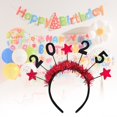 thumbnail image 1 of Xihbxyly Sombreros de Fiesta 2025, Accesorios Ligeros para Celebraciones, Colores Bonitos, Disfraz para Fiesta de Año Nuevo, para Todas Las Edades, Opción de Gran Valor, 1 of 7