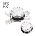 thumbnail image 4 of Uxcell Temperature Control Switch Thermostat 45°C 10A N.C 6.3mm Pin 2 Pack, 4 of 5