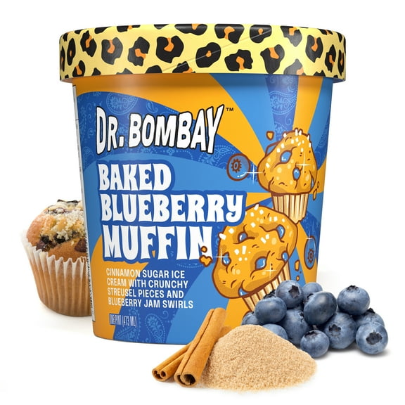 Dr. Bombay Baked Blueberry Muffin - 1 Pint (16oz)
