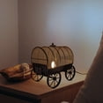 thumbnail image 5 of Metal Wagon Night Light – Western Rustic Table Lamp with Vintage Farmhouse Charm – Country Ranch Accent Lighting for Bedroom, Living Room, or Entryway – Perfect Cowboy Gift for Collectors, 5 of 11
